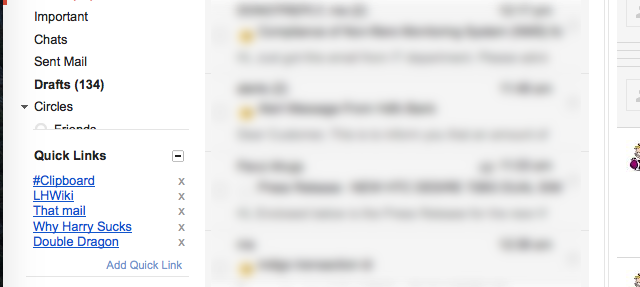 Gmail-особенность-неиспользованная-закладка быстродействующей ссылки