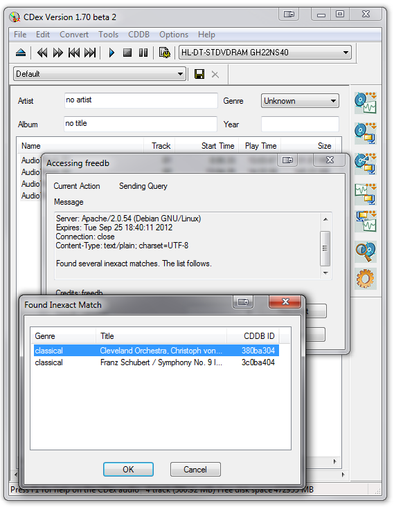 CDex Portable - лучший и самый простой инструмент для копирования CD [Windows] cdex3b