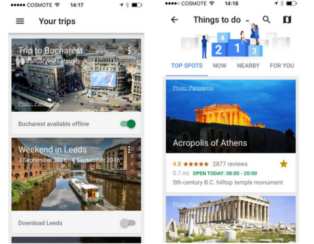 Как Google Trips может помочь вам провести потрясающий отпуск Google Trips 1 644x500