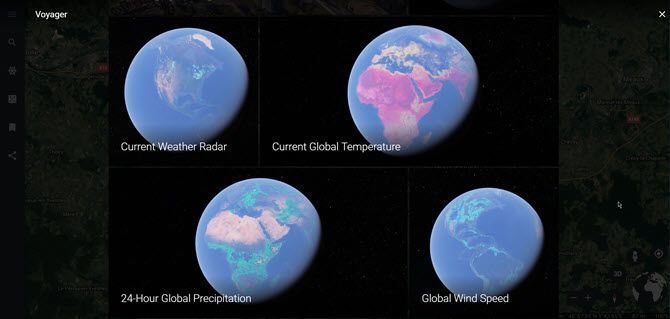 Глобальная карта погоды в Google Earth