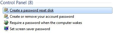 сбросить пароль для входа в Windows