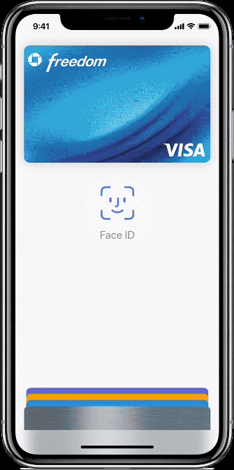 iPhone X Apple Pay GIF