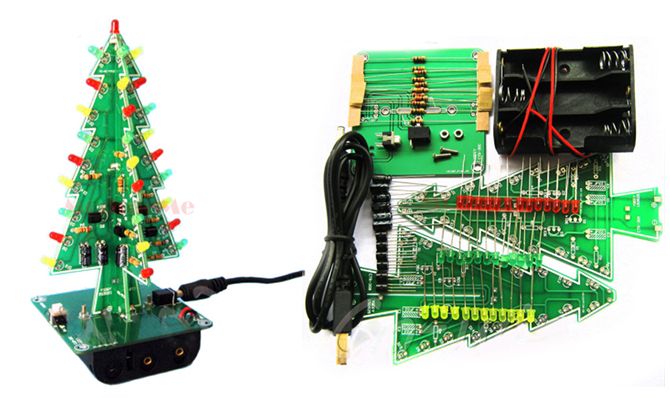доступные проекты рождественской электроники