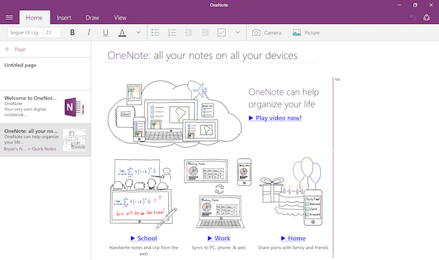 Microsoft OneNote-
