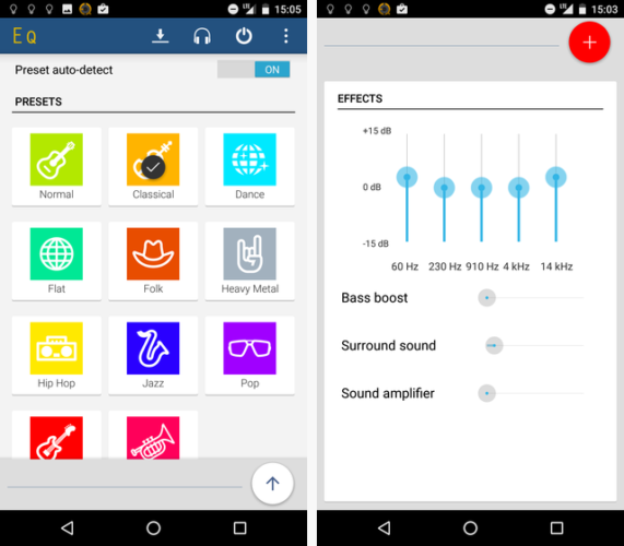 4 лучших приложения для Android Equalizer для повышения уровня звука в эквалайзере 571x500