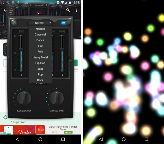 4 лучших приложения эквалайзера для Android для усиления аудио эквалайзера Bass Booster 571x500