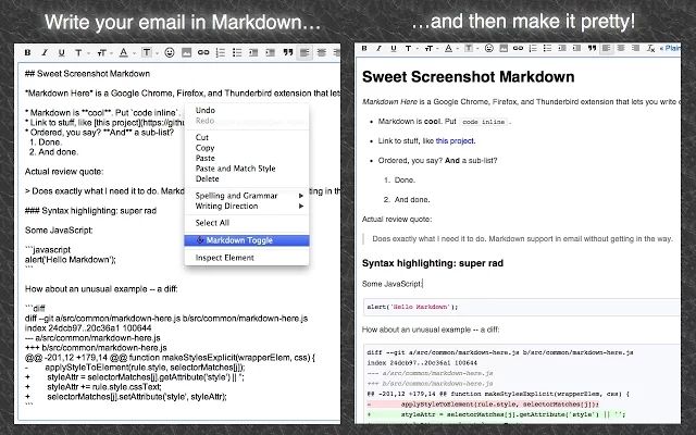 Пишите лучшие электронные письма - MarkDown здесь