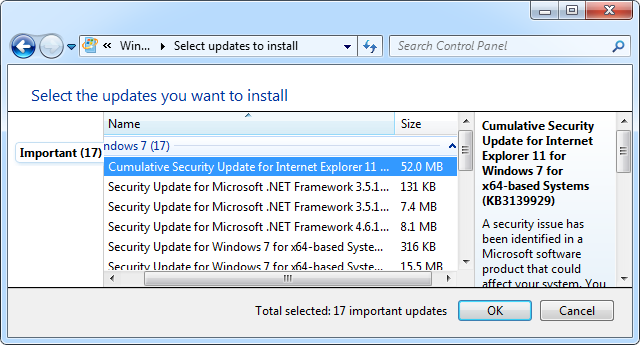 Обновление Internet Explorer 11