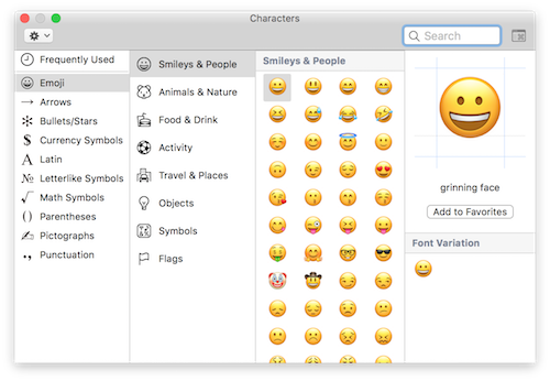 Mac Emoji Picker 3