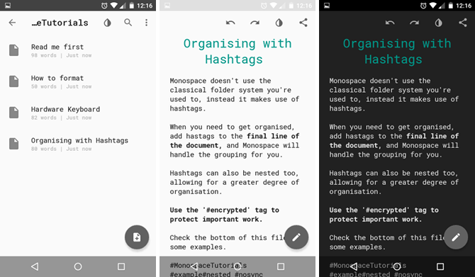 Сравнение текстовых редакторов для Android без отвлекающих факторов: что лучше? текстовый редактор Android Monospace