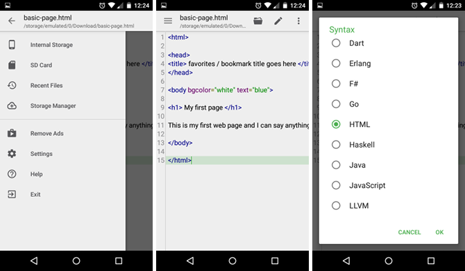 Сравнение текстовых редакторов для Android без отвлекающих факторов: что лучше? текстовый редактор для Android
