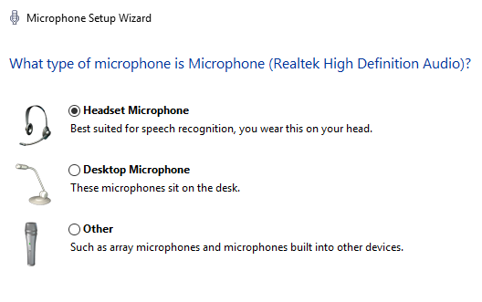 Windows 10 распознавания речи настроить микрофон