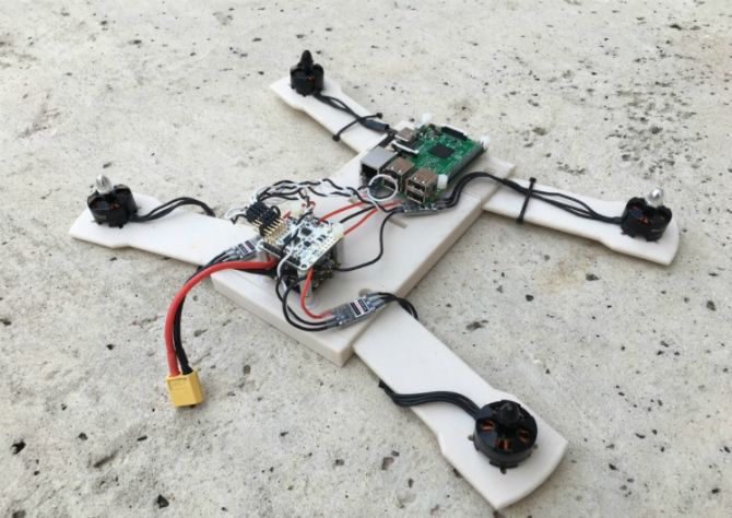 3-D печатный проект Drone Raspberry Pi