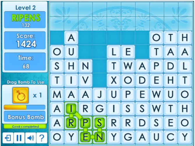 Бесплатные онлайн игры в слова - Word Wipe