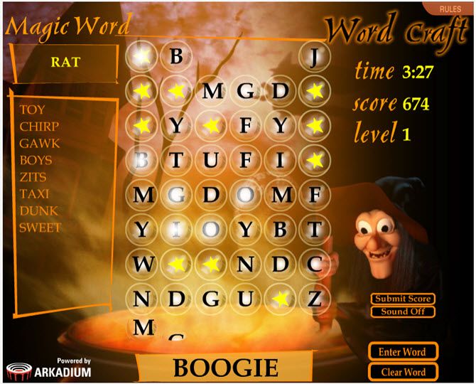 Бесплатные онлайн игры в слова - Word Craft