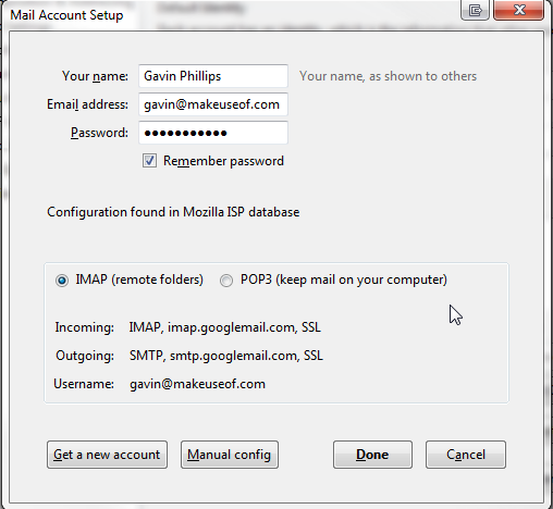 Thunderbird Gmail