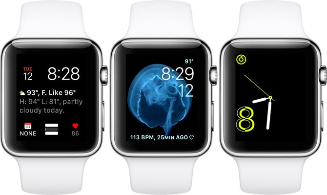 Модульные, движущиеся и цифры Apple Watch Faces