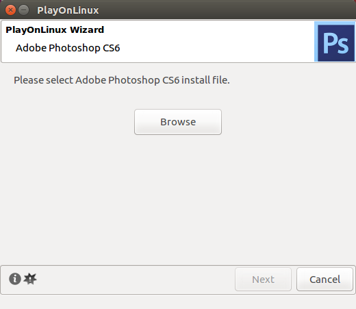 Как установить Adobe Photoshop в Linux - найдите файл