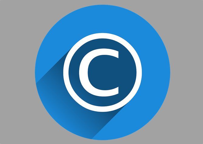 логотип авторского права