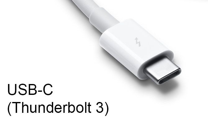 Разъемы USB-C и Thunderbolt 3