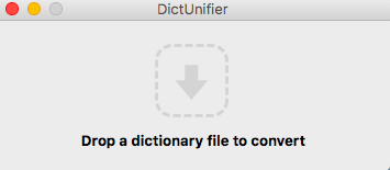 dictunifier