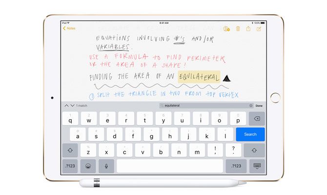 IOS 11 с возможностью поиска почерка