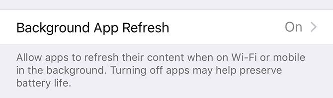 проверьте фоновое приложение Refresh для медленного ipad