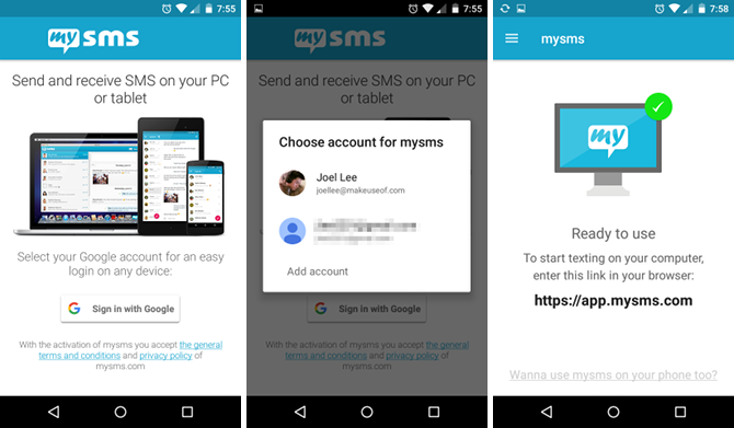 Как отправлять и получать текстовые сообщения на Android-планшете Android-планшет Mysms на телефоне