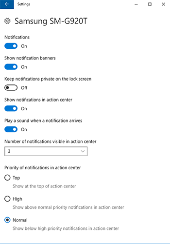 Как получать уведомления о входящих вызовах в Windows 10 с настройками уведомлений Android