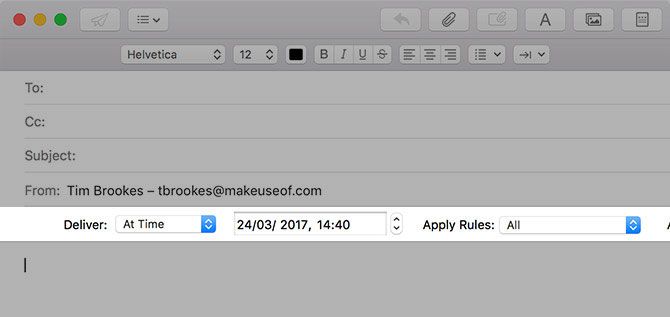 Как запланировать электронную почту на вашем Mac mailacton
