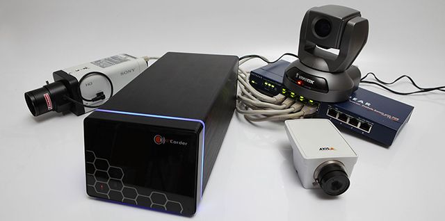 Система IP-камеры безопасности с NVR