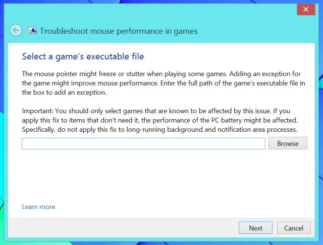 Windows 8.1 уменьшить отставание игровой мыши
