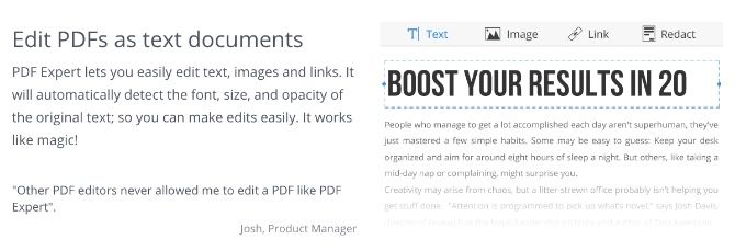 PDF Expert 2.2 для Mac Позволяет редактировать, подписывать и делиться документами с помощью Ease pdfexpert mac stack