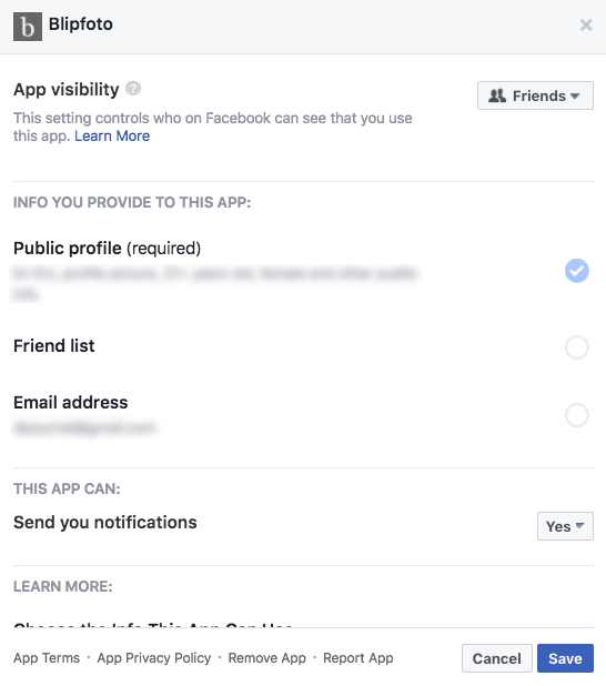 Совет по конфиденциальности Facebook: как ограничить доступ к вашим данным третьим сторонам Настройки приложения Facebook