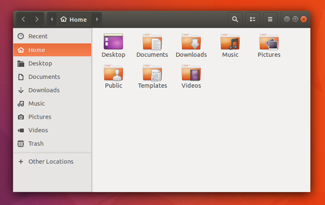 файлы Ubuntu Gnome Unity