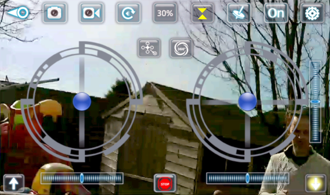 Aerix Vidius HD Бюджетный FPV / VR Потоковый беспилотник Muo Бесплатная раздача приложения Vidiushd