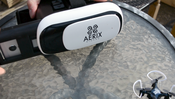 Aerix Vidius HD Бюджетный FPV / VR Потоковый беспилотник Muo Бесплатная раздача Vidiushd шлем