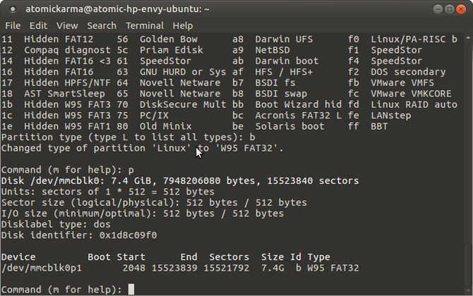 формат установки Linux Raspberry Pi