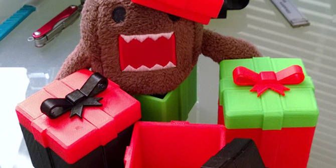 3D печатные рождественские подарочные коробки