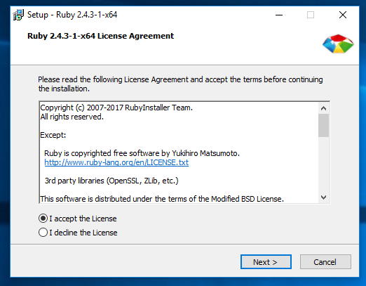 статический генератор сайтов ruby ​​windows install1