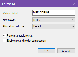 окна-диски формат-опция