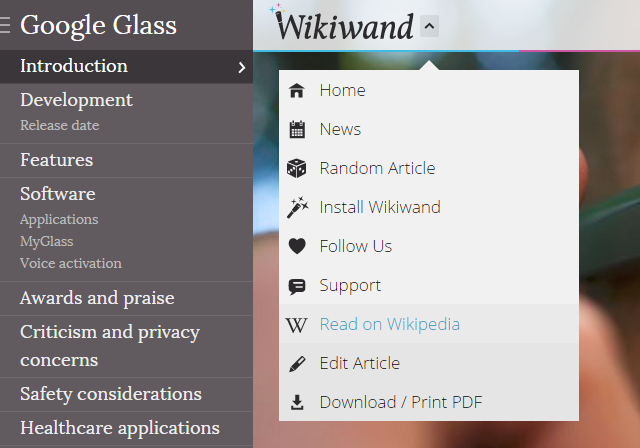 wikiwand-чтения на википедии