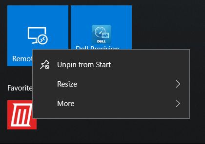Как закрепить сайты в меню «Пуск» в Windows 10 Плитки запуска