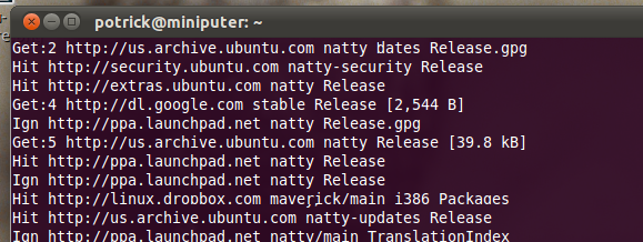 обновить установку Ubuntu