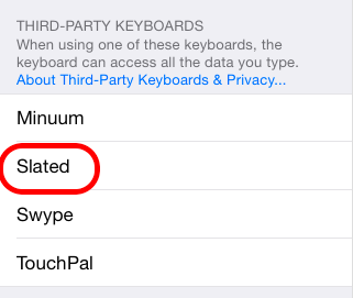 Slated - это клавиатура iOS 8, которая переводит разговоры для вас