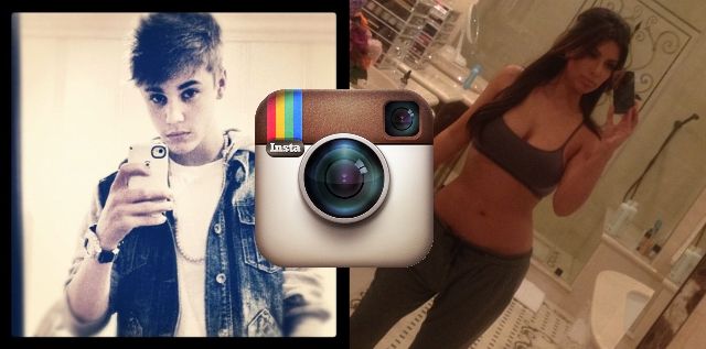 Instagram-Justin-Bieber-Kim-Kardashian