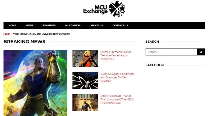 Сайты комиксов - MCU Exchange