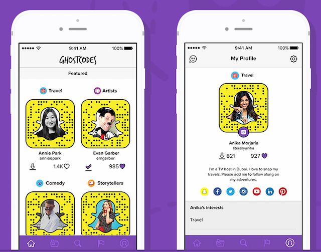 Snapchat-ghostcodes