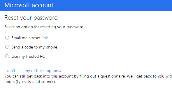 сброс пароля windows 8