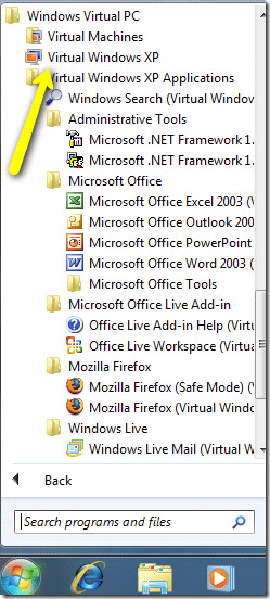 Режим Windows 7 XP